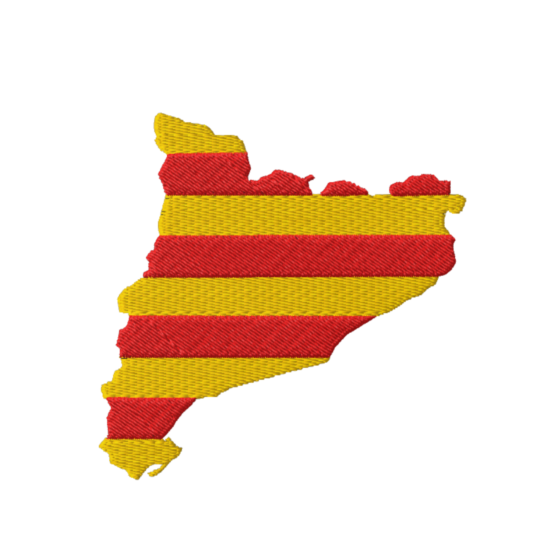 Samarreta amb Catalunya en Senyera