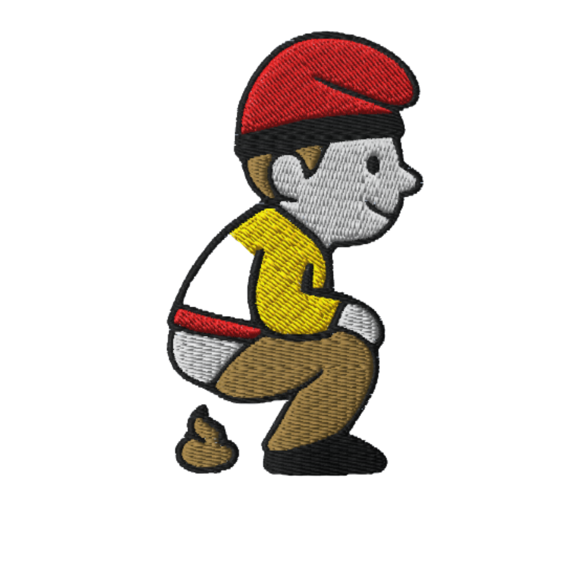Samarreta brodada amb el Caganer - Tot Queda en Família
