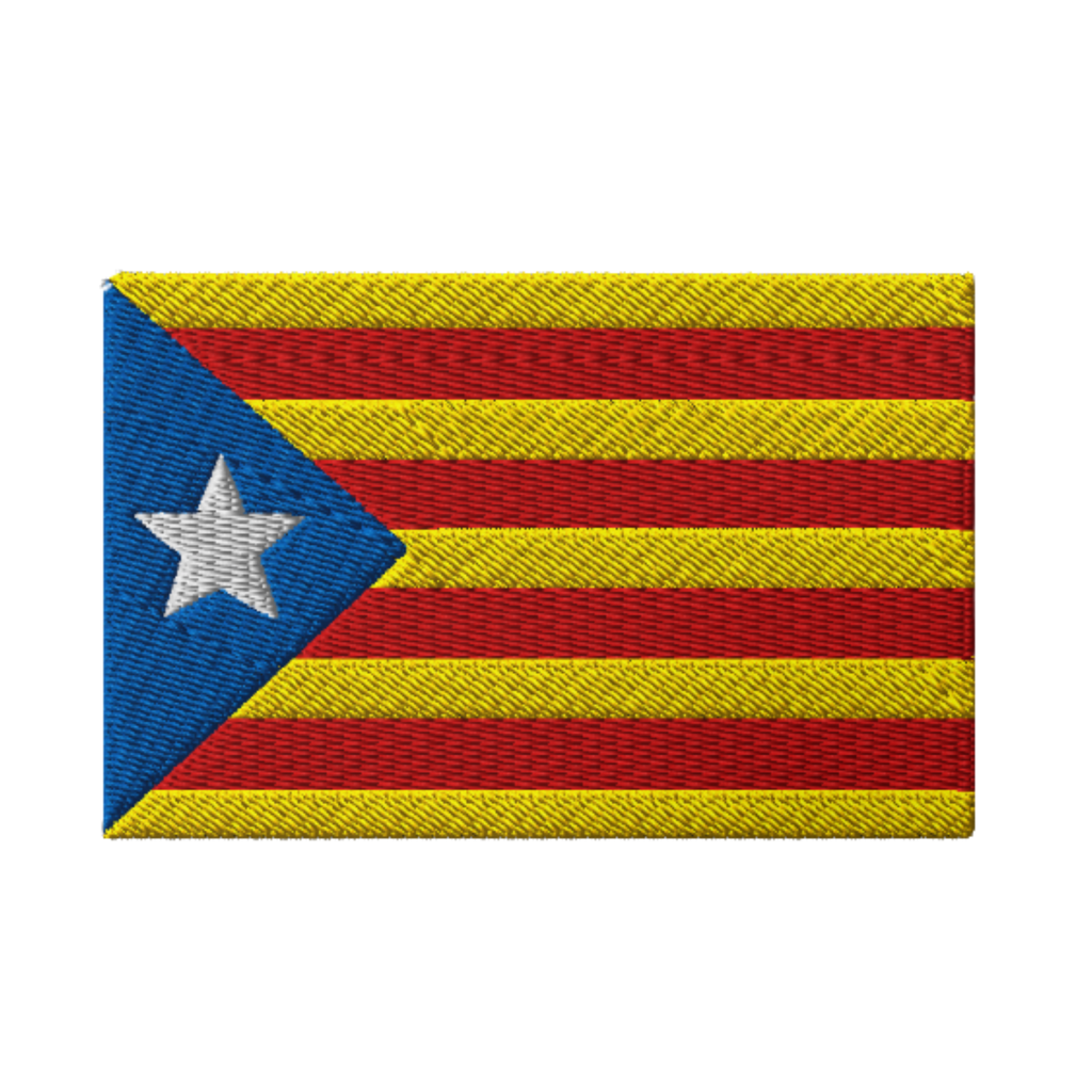 Samarreta brodada amb estelada catalana – Tot Queda en 