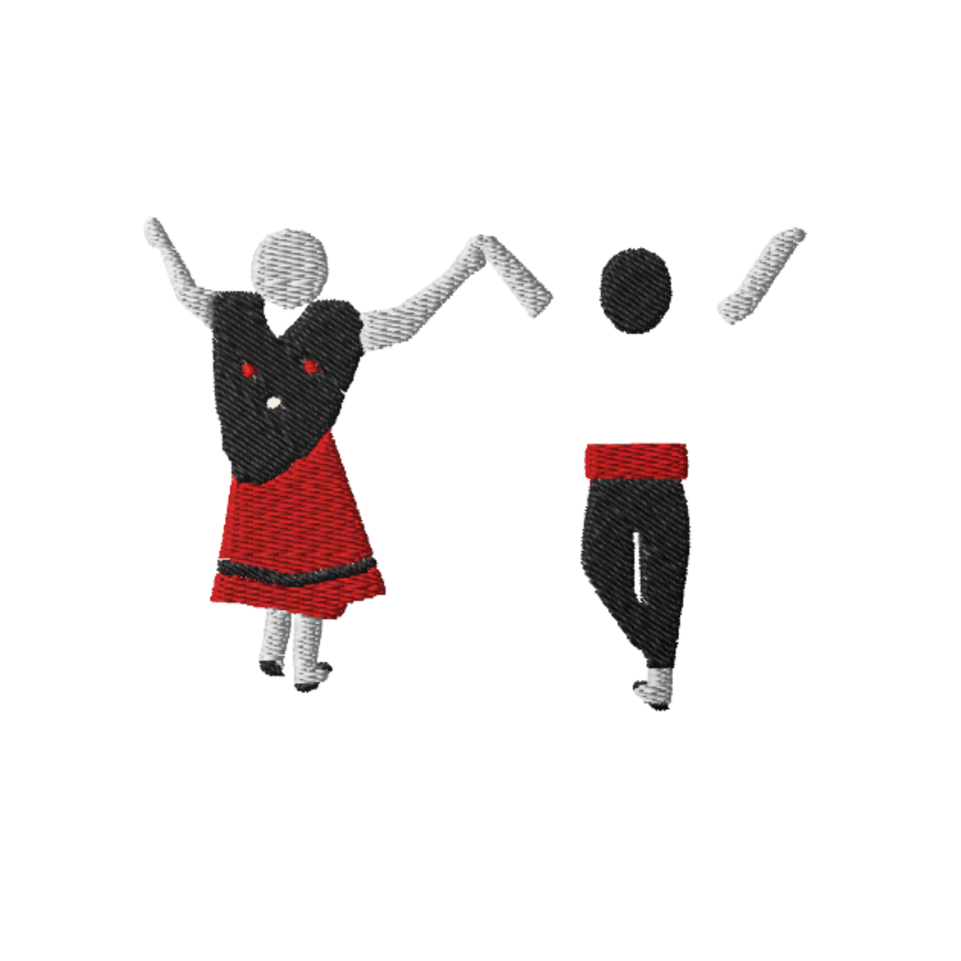 sudadera - dessuadora - brodada sardana  - Tot Queda en Família